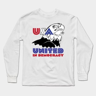 Democracy Eagle Long Sleeve T-Shirt